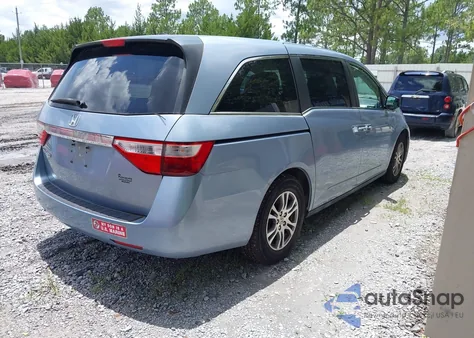 2013 Honda Odyssey Ex-L из США, поврежденный, VIN 5FNRL5H65DB061789